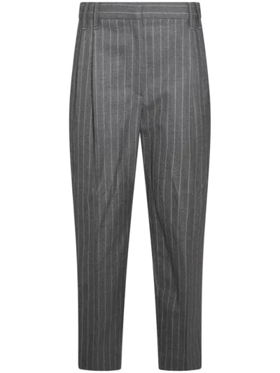 Brunello Cucinelli Trousers In Grey