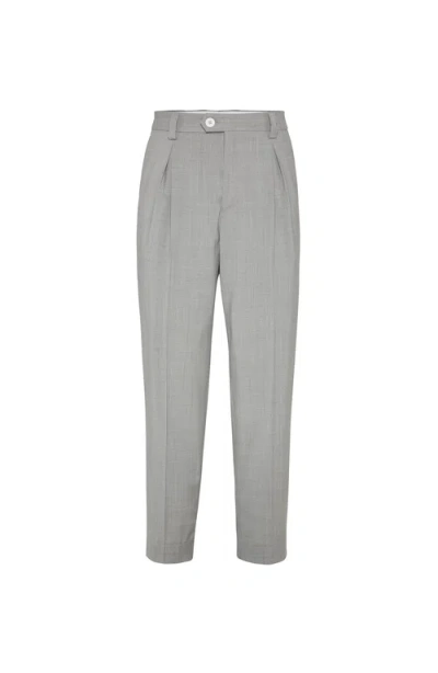 BRUNELLO CUCINELLI BRUNELLO CUCINELLI VIRGIN WOOL TROUSERS