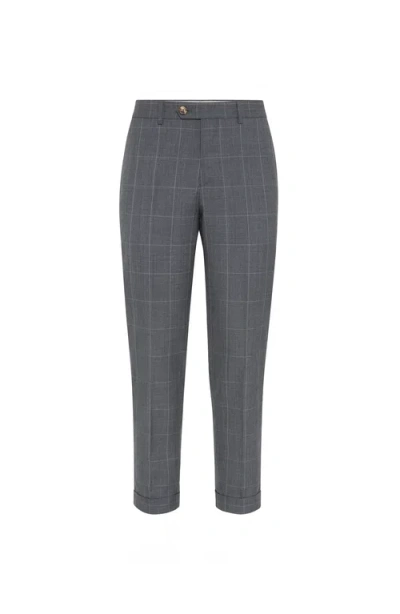 BRUNELLO CUCINELLI BRUNELLO CUCINELLI VIRGIN WOOL TROUSERS
