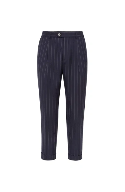 BRUNELLO CUCINELLI BRUNELLO CUCINELLI VIRGIN WOOL TROUSERS