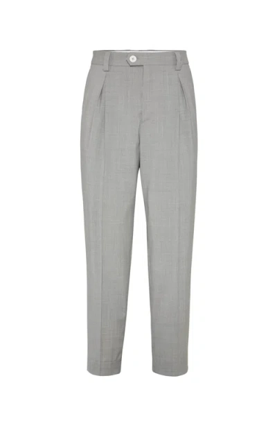 BRUNELLO CUCINELLI BRUNELLO CUCINELLI VIRGIN WOOL TROUSERS