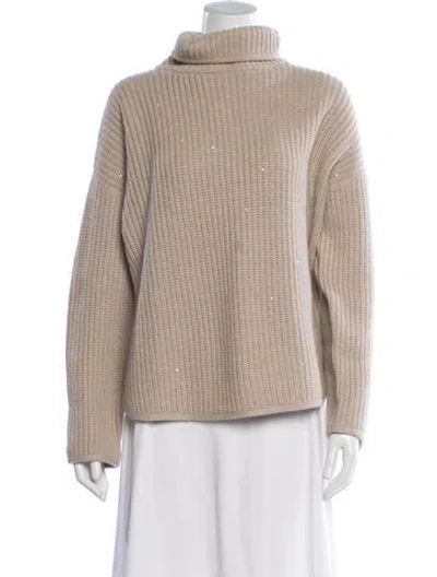 Pre-owned Brunello Cucinelli Virgin Wool Turtleneck Sweater
