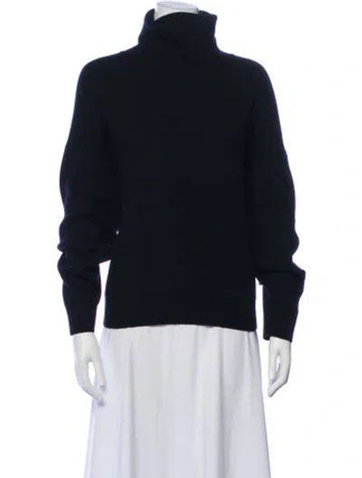 Pre-owned Brunello Cucinelli Virgin Wool Turtleneck Sweater In Black