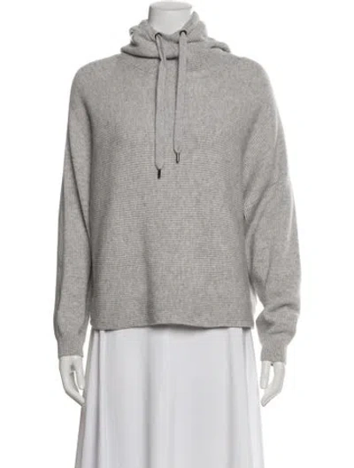 Pre-owned Brunello Cucinelli Virgin Wool Turtleneck Sweater In Gray