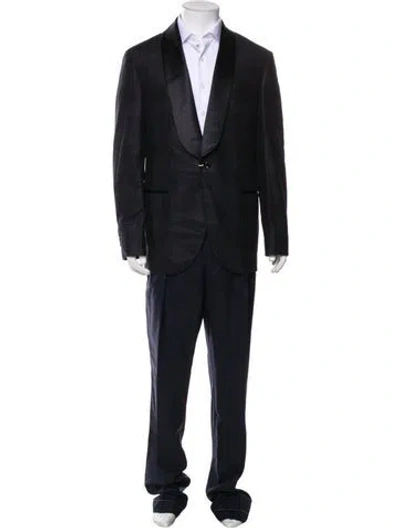 Pre-owned Brunello Cucinelli Virgin Wool Two-piece Suit In Black