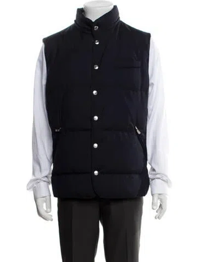Pre-owned Brunello Cucinelli Virgin Wool Vest In Black