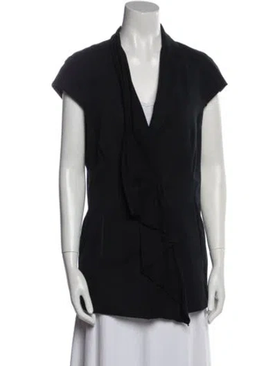 Pre-owned Brunello Cucinelli Virgin Wool Vest In Blue