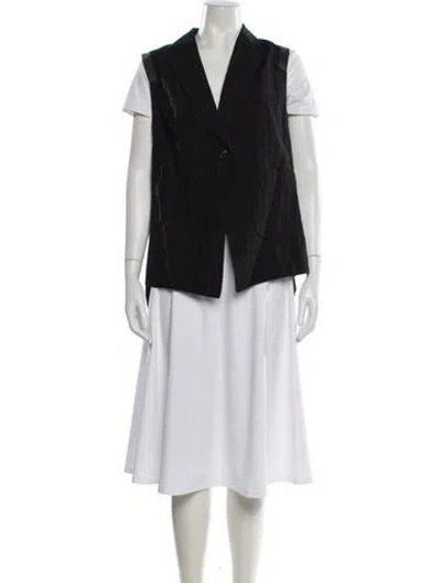 Pre-owned Brunello Cucinelli Virgin Wool Vest W/ Tags In Blue