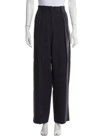 Pre-owned Brunello Cucinelli Virgin Wool Wide Leg Pants W/ Tags In Gray