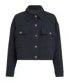 Brunello Cucinelli Wool Jacket In Blue