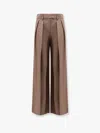 Brunello Cucinelli Viscose And Linen Trouser With Frontal Pinces