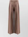 Brunello Cucinelli Viscose And Linen Trouser With Frontal Pinces