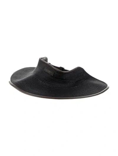Pre-owned Brunello Cucinelli Visor Hat W/tags In Black
