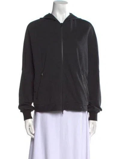 Pre-owned Brunello Cucinelli V-neck Long Sleeve Sweatshirt In Gray