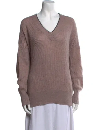 Pre-owned Brunello Cucinelli V-neck Sweater