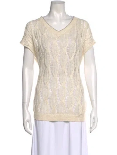 Pre-owned Brunello Cucinelli V-neck Sweater