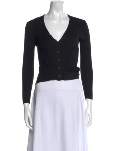 Pre-owned Brunello Cucinelli V-neck Sweater In Black