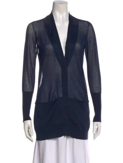 Pre-owned Brunello Cucinelli V-neck Sweater In Blue
