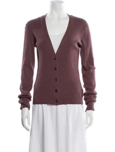Pre-owned Brunello Cucinelli V-neck Sweater In Brown