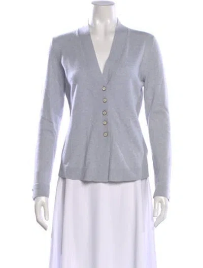 Pre-owned Brunello Cucinelli V-neck Sweater In Gray