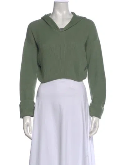 Pre-owned Brunello Cucinelli V-neck Sweater In Green