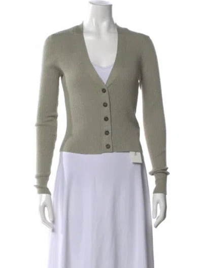 Pre-owned Brunello Cucinelli V-neck Sweater In Green