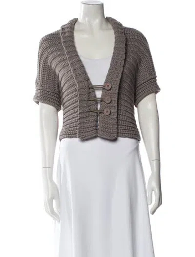 Pre-owned Brunello Cucinelli V-neck Sweater In Multi