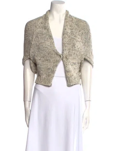 Pre-owned Brunello Cucinelli V-neck Sweater In Neutral