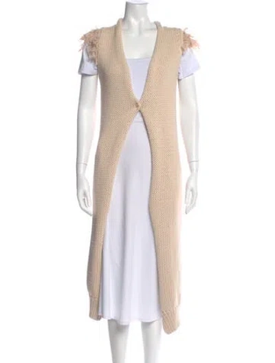 Pre-owned Brunello Cucinelli V-neck Sweater In Neutral