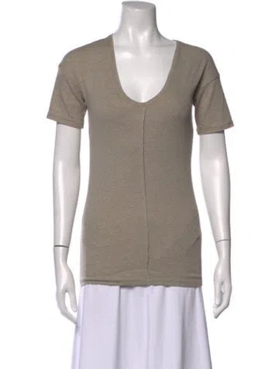 Pre-owned Brunello Cucinelli V-neck Sweater In Neutrals