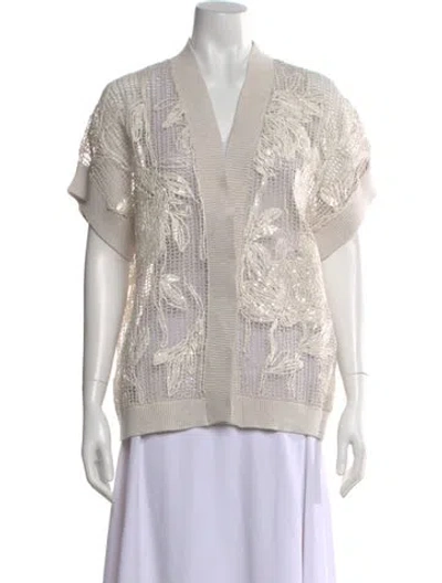 Pre-owned Brunello Cucinelli V-neck Sweater W/ Tags