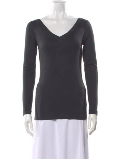 Pre-owned Brunello Cucinelli V-neck Sweater W/ Tags In Gray