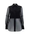 Brunello Cucinelli Women Voile Shirt In Black