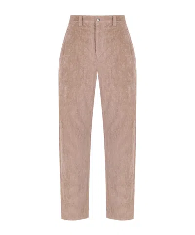 Brunello Cucinelli Waistband Casual Pants In Gray