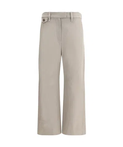 BRUNELLO CUCINELLI BRUNELLO CUCINELLI COVER CROPPED CHINO TROUSERS