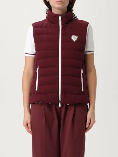 BRUNELLO CUCINELLI WAISTCOAT BRUNELLO CUCINELLI WOMAN COLOR BURGUNDY,H20134050