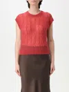 Brunello Cucinelli Mohair-blend Vest In Rot