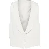 Brunello Cucinelli Shawl-lapels Silk Waistcoat In White