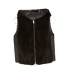 Brunello Cucinelli Monile Reversible Vest Gilet Brown In Brown