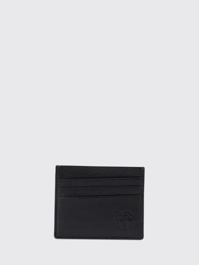 Brunello Cucinelli Wallet Men In Black