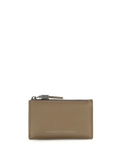 Brunello Cucinelli Wallets In Green