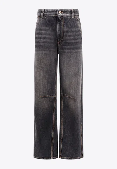 Brunello Cucinelli Washed Straight-leg Jeans