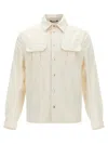 Brunello Cucinelli Men Shirt-style Outerwear Unlined In Water-repellent Microfibre With Heat Tapes