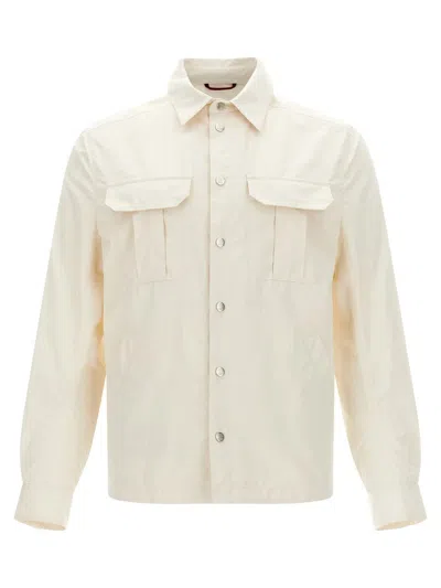 BRUNELLO CUCINELLI BRUNELLO CUCINELLI WATER REPELLENT OVERSHIRT