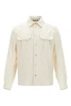 Brunello Cucinelli Men Shirt-style Outerwear Unlined In Water-repellent Microfibre With Heat Tapes