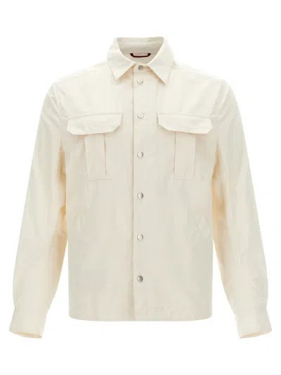 BRUNELLO CUCINELLI BRUNELLO CUCINELLI WATER REPELLENT OVERSHIRT