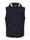 Brunello Cucinelli Men Water-repellent Vest In Blue