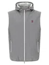 Brunello Cucinelli Waterproof Vest In Gray