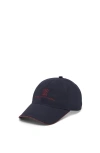 Brunello Cucinelli Water-resistant Baseball Cap In Blue