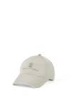 Brunello Cucinelli Water-resistant Baseball Cap In Khaki